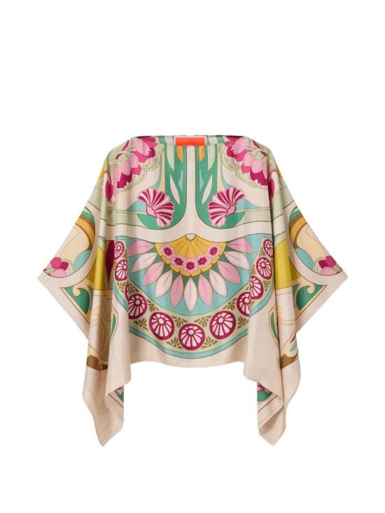 26SS 라 더블제이 블라우스 TOP0195 SIL029TUL07 GR02 TULIP PLAC E - LA DOUBLEJ