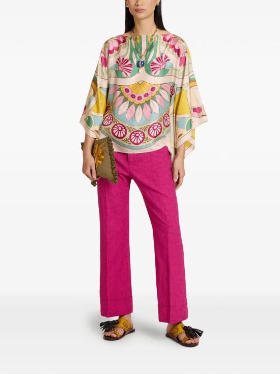 26SS 라 더블제이 블라우스 TOP0195 SIL029TUL07 GR02 TULIP PLAC E - LA DOUBLEJ