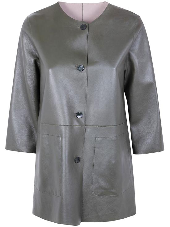 26SS 더 재키 레더스 가죽 자켓 DOM REV 370 AGAVE