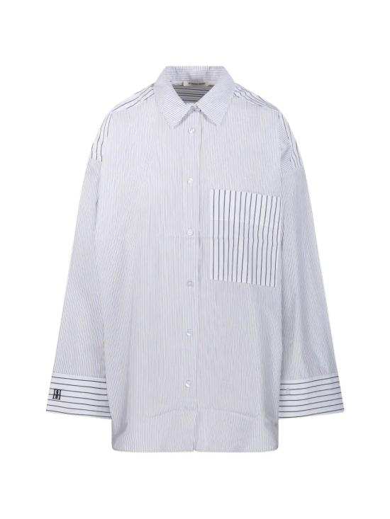 26SS 바이말렌비거 셔츠 103165 Q09 BLACK WHITE MIX - BY MALENE BIRGER