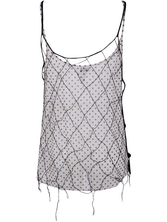 26SS 아비우 민소매 티셔츠 1D3700 PY391 ECRU BLACK - AVIU