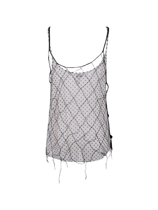 26SS 아비우 민소매 티셔츠 1D3700 PY391 ECRU BLACK - AVIU