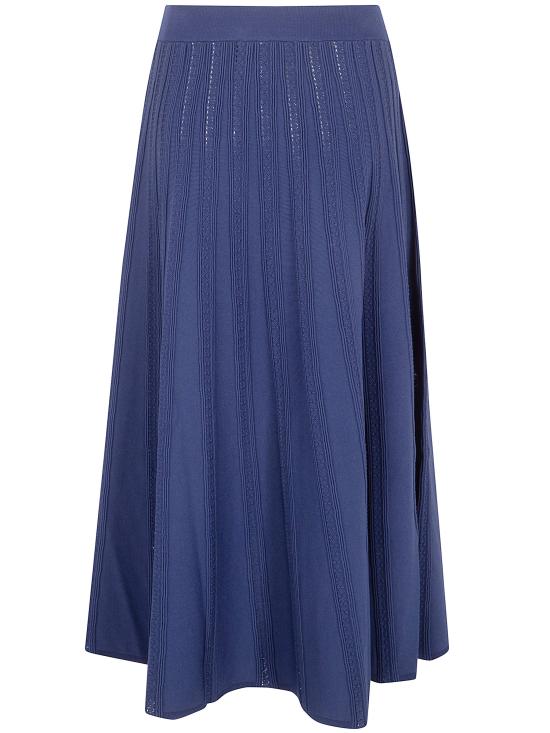 26SS 블루걸 미디 스커트 RA6053MA89R 93713 DARK NIGHT - BLUGIRL