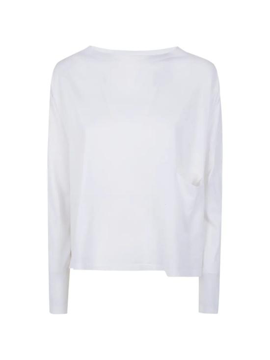 26SS MA`RY`YA 긴팔 티셔츠 YSJ100 H1 WHITE - MA RY YA
