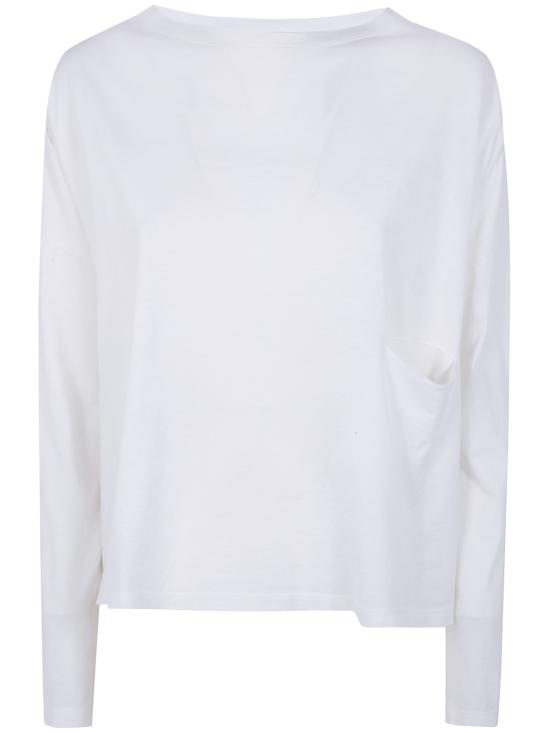 26SS MA`RY`YA 긴팔 티셔츠 YSJ100 H1 WHITE