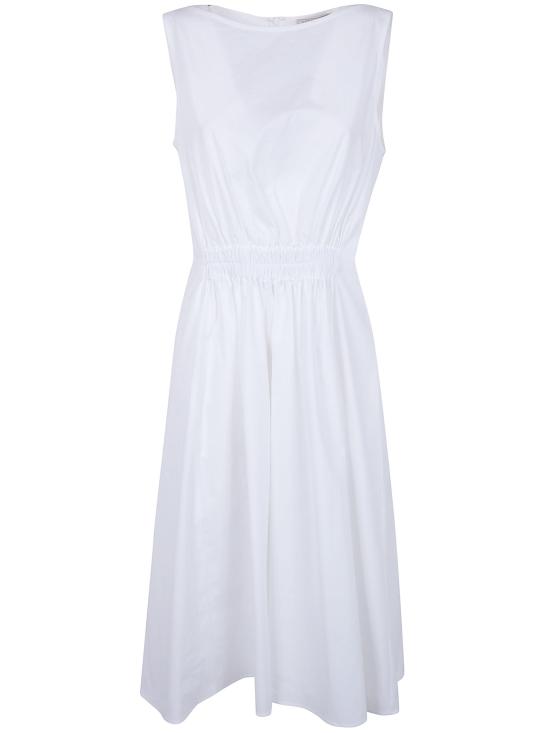 26SS 안토넬리 피렌체 미디 원피스 Q6792Q 135B 020 WHITE