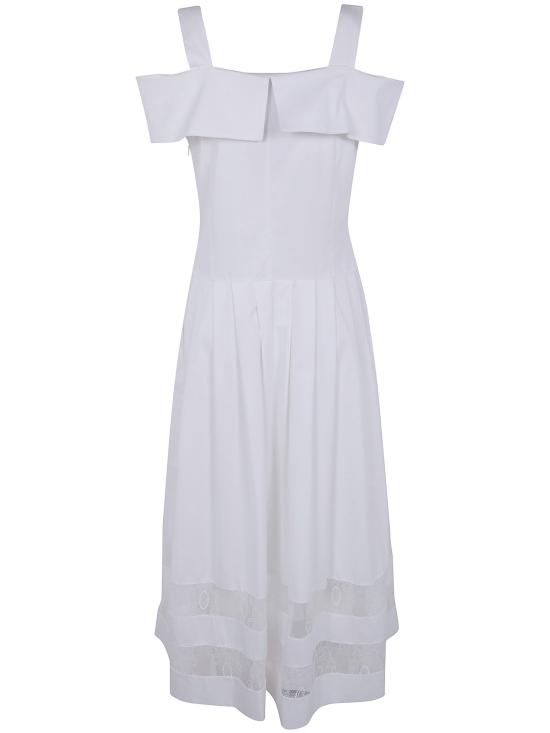 26SS 블루걸 미디 원피스 RA6154T544A 11111 OPTICAL WHITE - BLUGIRL