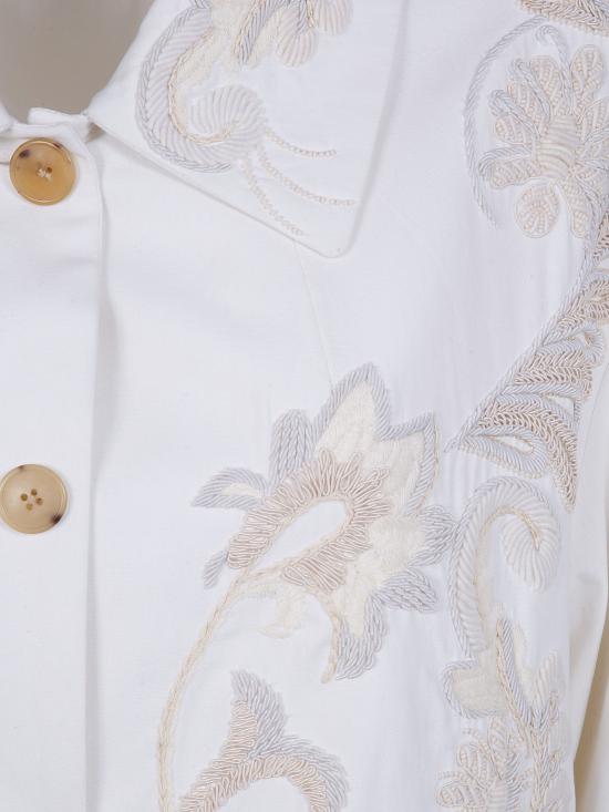 26SS 드리스 반 노튼 코트 261 010284 3399 008 OFF WHITE - DRIES VAN NOTEN