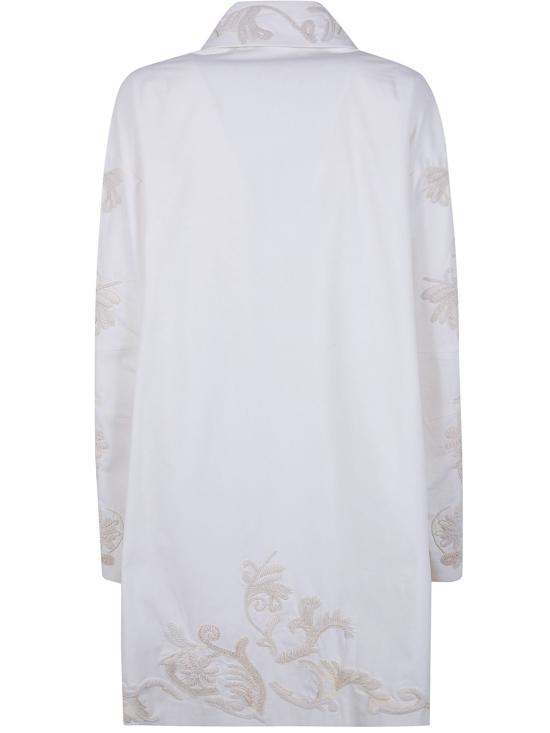26SS 드리스 반 노튼 코트 261 010284 3399 008 OFF WHITE - DRIES VAN NOTEN