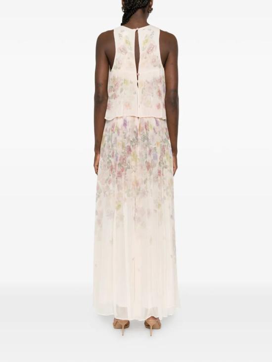 26SS 트윈셋 미디 원피스 261TT2560 13588 WILDFLOWERS PASTEL COLOR PRINT - TWINSET