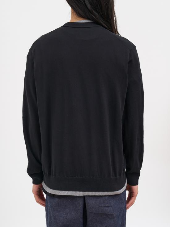 26SS 파올로페코라 스웨터 NA008F1009000 Black - PAOLO PECORA