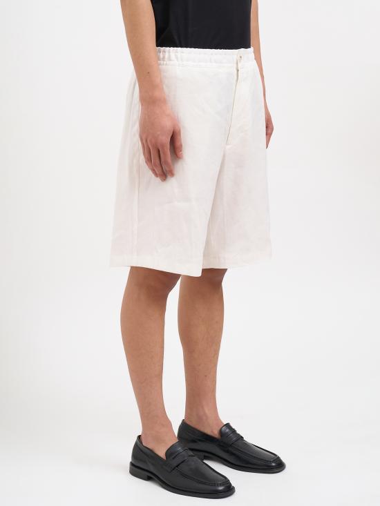 26SS 파올로페코라 숏팬츠 ND02236321102 White - PAOLO PECORA
