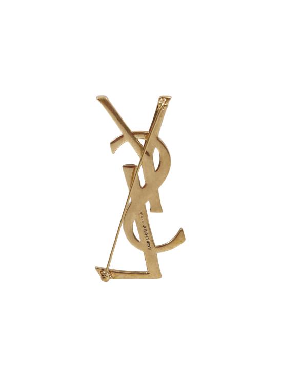 26SS 생로랑 헤어 액세서리 700582 Y1500 8204 VIEIL OR LAITON - SAINT LAURENT