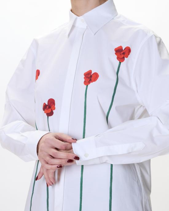 26SS 모스키노 셔츠 0221 0431 1001 BIANCO MULTI - MOSCHINO