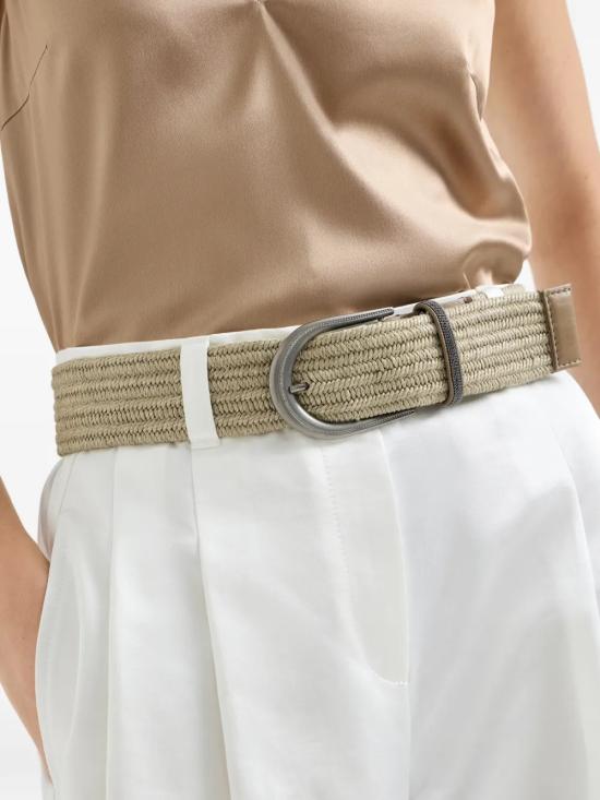 26SS 브루넬로 쿠치넬리 레귤러 벨트 MONALC523CGREG Beige - BRUNELLO CUCINELLI