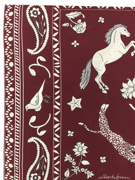 26SS 알베르토비아니 머플러/스카프 FD002SE320052 Bordeaux - ALBERTO BIANI