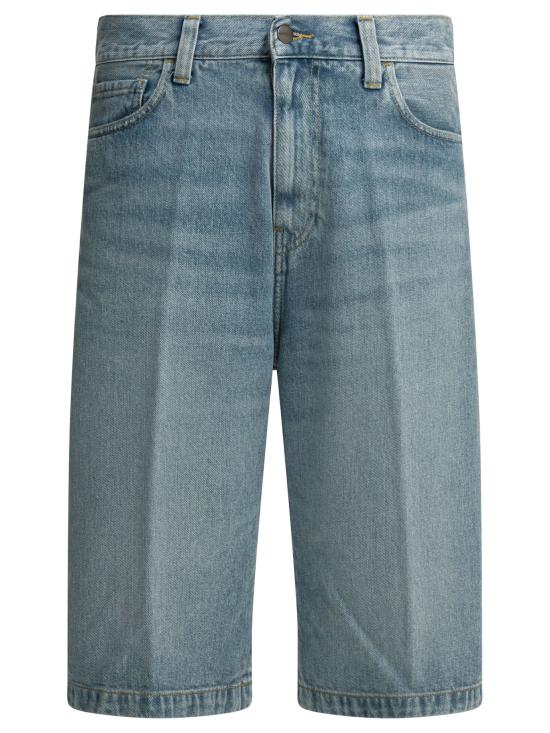 26SS 칼하트 WIP 랭던 쇼츠 I03658701 WU Light blue
