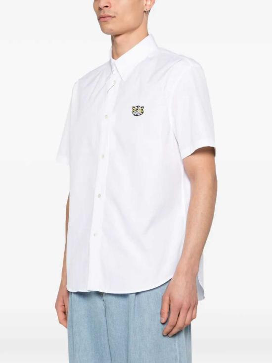 26SS 겐조 긴팔 셔츠 FG55CH1099LI 01 COTTON POPLIN WHITE - KENZO