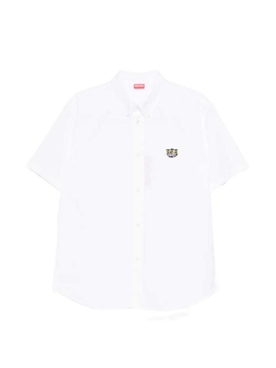 26SS 겐조 긴팔 셔츠 FG55CH1099LI 01 COTTON POPLIN WHITE
