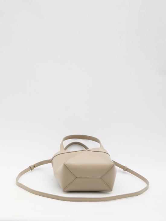 26SS 로에베 샤이니 카프스킨 미니 퍼즐 폴드 토트백 A657V25X01 BEIGE - LOEWE