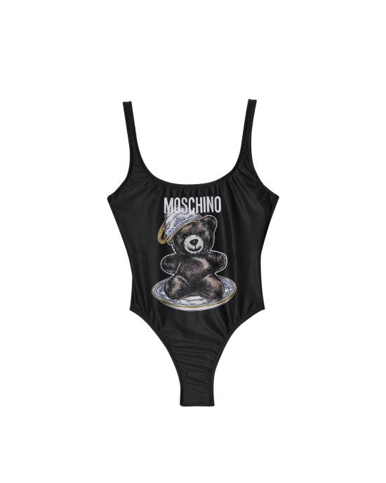 25FW 모스키노 원피스 수영복 4204 5577 1555 NERO MULTI