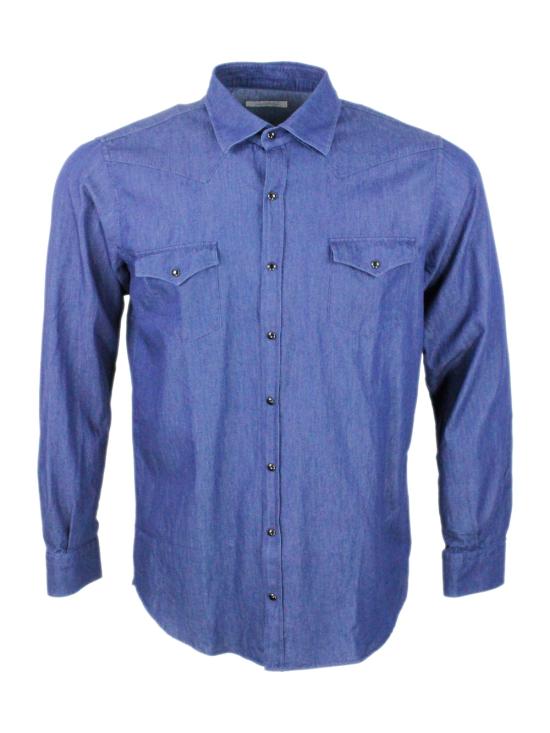 26SS 트라마로사 긴팔 셔츠 CAMMARCODD001 Navy used