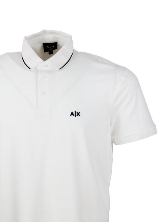 26SS 알마니 폴로 티셔츠 XM001289AF10363 U0009 White - ARMANI