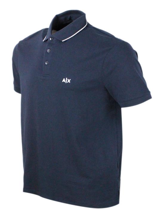 26SS 알마니 폴로 티셔츠 XM001289AF10363 UB101 Blue - ARMANI