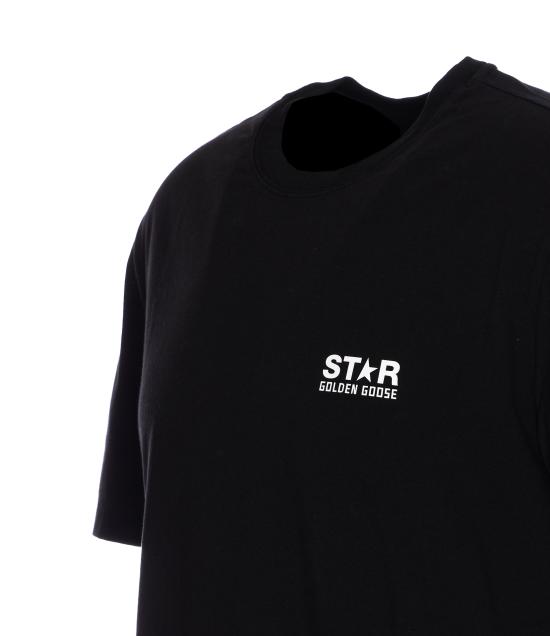 26SS 골든구스 반팔 티셔츠 GMP01220 P00087980203 Black - GOLDEN GOOSE