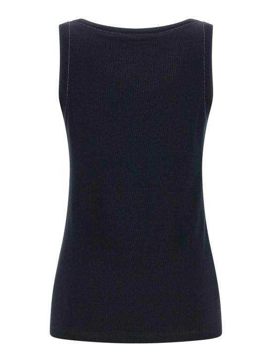 26SS 파비아나 필리피 민소매 티셔츠 JED266F602L8965146 Blue - FABIANA FILIPPI