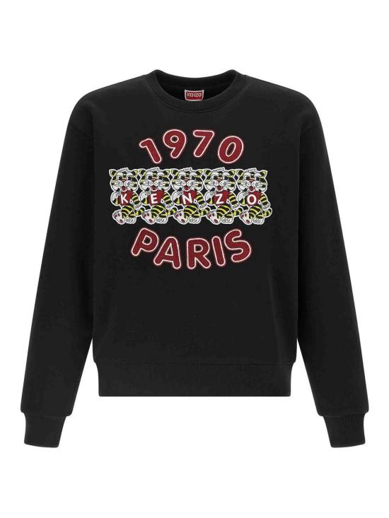 26SS 겐조 긴팔 티셔츠 FG55SW2064MJ99J Black