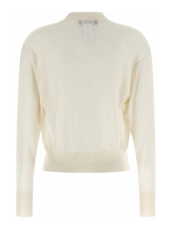 26SS 파비아나 필리피 가디건 MAD266F022L77725 White - FABIANA FILIPPI