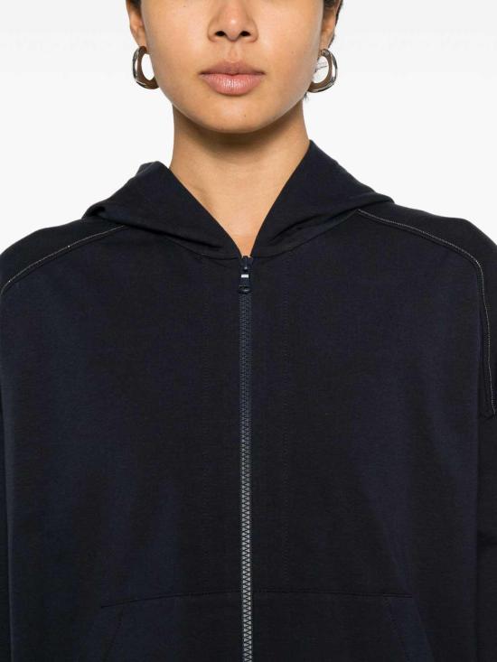 26SS 브루넬로 쿠치넬리 집업 스웨트셔츠 MH827FB706C4224 Blue - BRUNELLO CUCINELLI