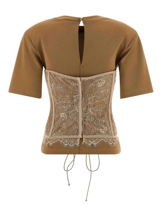 26SS 쥬세페 디 모라비토 반팔 티셔츠 06PSTO3951630923 Brown - GIUSEPPE DI MORABITO