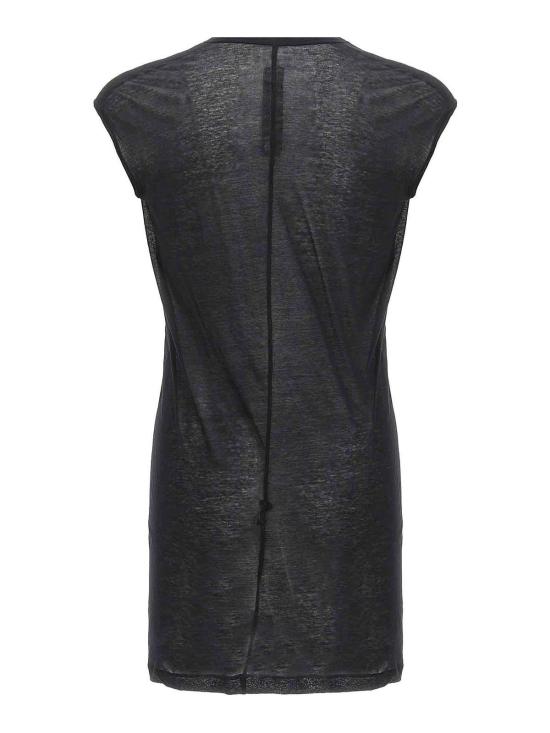  릭 오웬스 반팔 티셔츠 RU01F2157UC09 Black - RICK OWENS