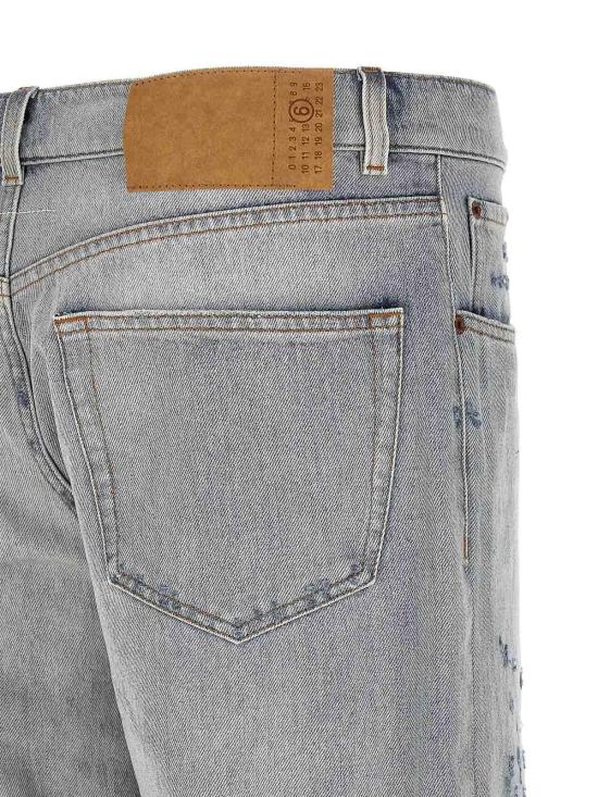 26SS MM6 메종마르지엘라 스트레이트 팬츠 SH0LA0033M30055962 Light Blue - MM6 MAISON MARGIELA