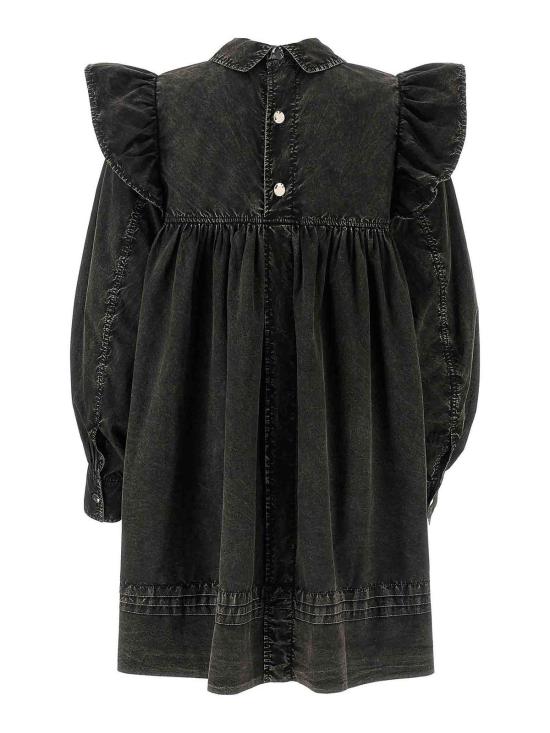 26SS 가니 워시드 미니 셔츠 드레스 A1030125099 Black - GANNI