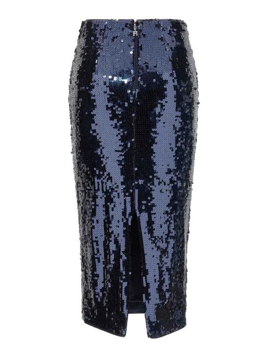 26SS 로테이트 바이 크리스텐슨 미디 스커트 11461123182318 Blue - ROTATE BY BIRGERCHRISTENSEN