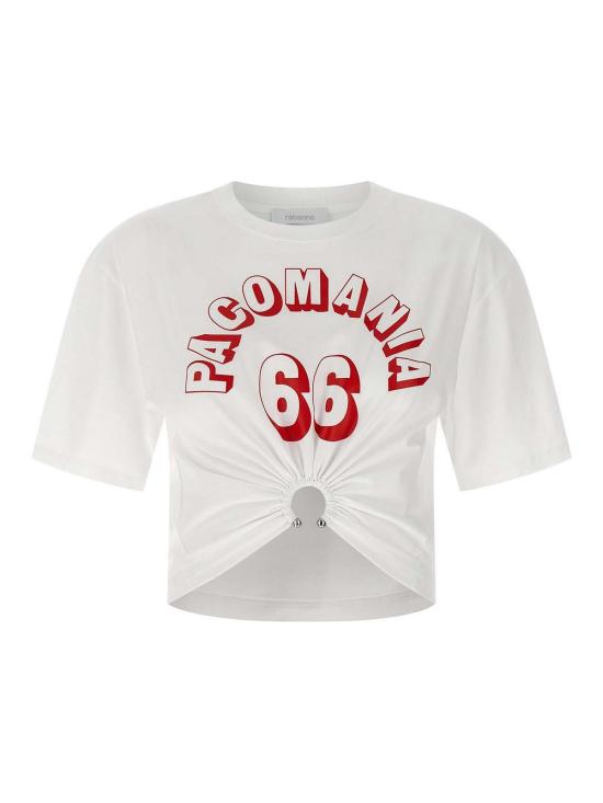 26SS 파코라반 반팔 티셔츠 26PJTE030CO0555P100 White