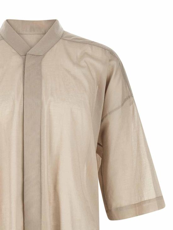 26SS 릭 오웬스 반팔 셔츠 RU01F2238CV08 Grey - RICK OWENS