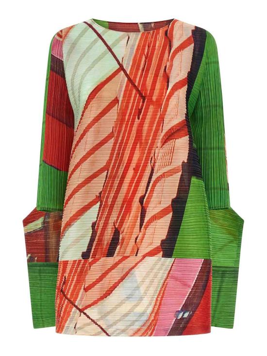 26SS 플리츠플리즈 미디 스커트 PP66JT67208 Multicolour