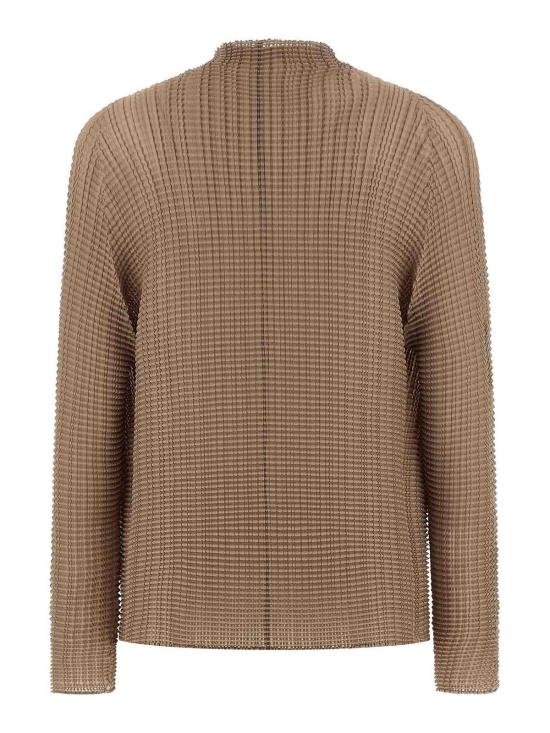 26SS 이세이 미야케 가디건 IM66FJ67710 Beige - ISSEY MIYAKE