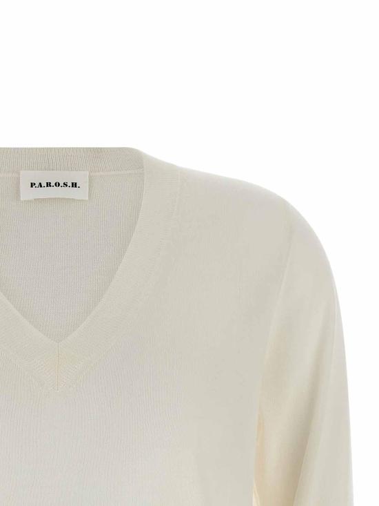 26SS 파로쉬 탑 D511652LINFA26002 White - PAROSH