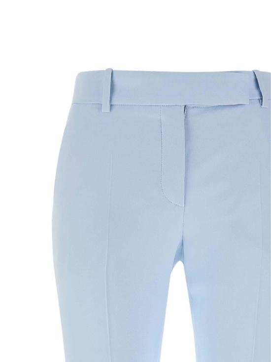 26SS 알렉산더 맥퀸 플레어 팬츠 830046QEAAA4602 Light Blue - ALEXANDER MCQUEEN