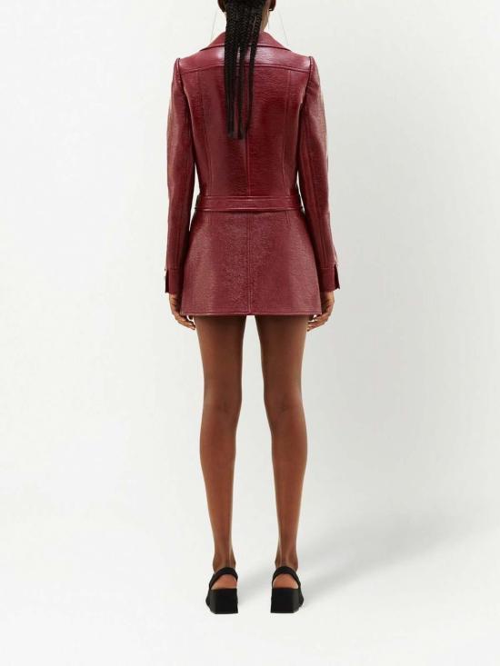 26SS 쿠레쥬 가죽 자켓 PERCBL005VY00144034 Red - COURREGES