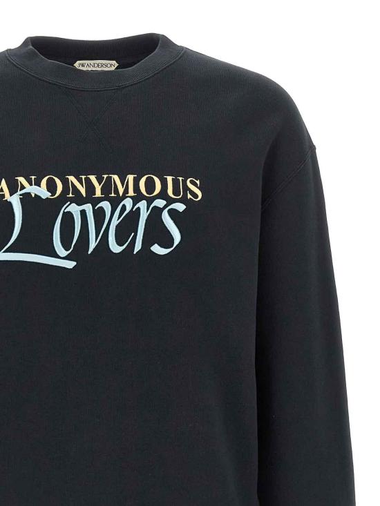26SS JW앤더슨 긴팔 티셔츠 JW0258PG1905781 Black - JW ANDERSON