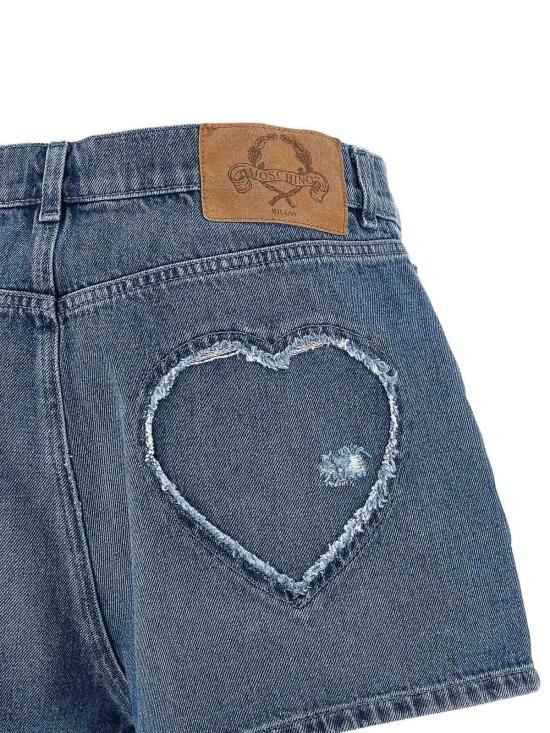 26SS 모스키노 숏팬츠 034205390285 Blue - MOSCHINO