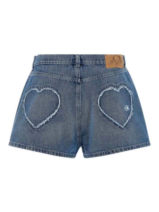 26SS 모스키노 숏팬츠 034205390285 Blue - MOSCHINO