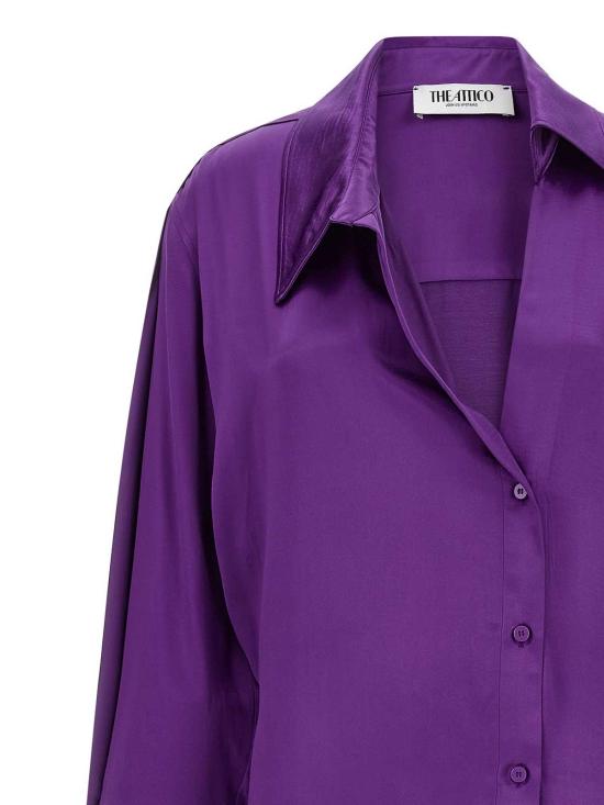 26SS 디 아티코 미디 스커트 260WCW00257769 Purple - THE ATTICO