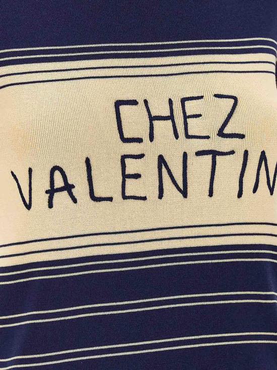25FW 발렌티노 가라바니 반팔 티셔츠 B3KC65C9EMDSV Blue - VALENTINO GARAVANI